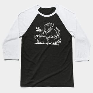 Rat Mom Baseball T-Shirt